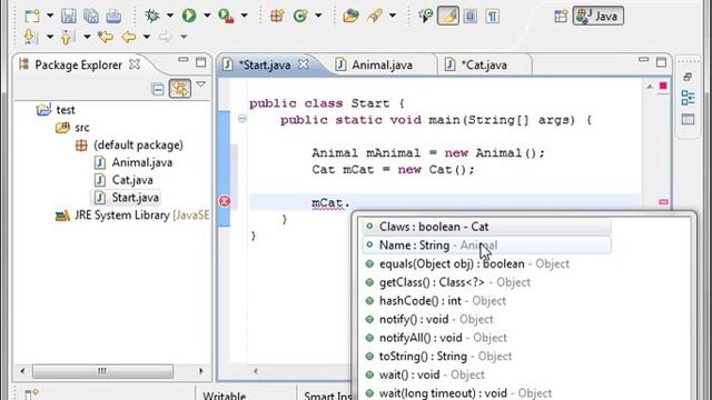 Java 8 - Inheritance and Packages смотреть онлайн