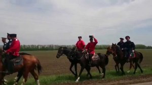 конный марш казаков Волгоград - Севастополь.