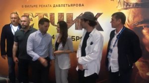 Пётр Фёдоров на презентации фильма «Лётчик»