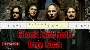 Black Sabbath - Iron Man Bass Tabs