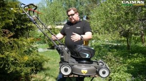Газонокосилка аккумуляторная Caiman Nero 50CTMi #обзор#каквыбратьгазонокосилку