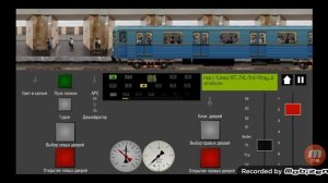 Симулятор Московского метро 2D. Таганско-Краснопресненская линия (7), на составе Еж-3
