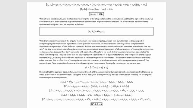 Angular Momentum Operator Algebra And Eigenvalue Relations | The Harmonic Oscillator Way