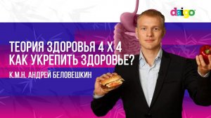 Теория здоровья 4х4. Как укрепить здоровье?  к.м.н. Андрей Беловешкин