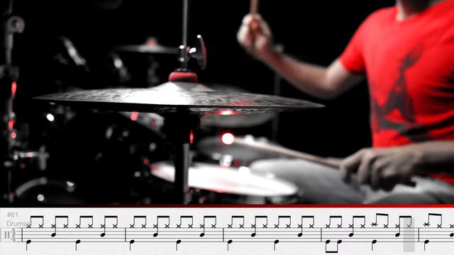 AC/DC - Hells Bells - Drum Cover (with scrolling Drum sheet) смотреть онлайн