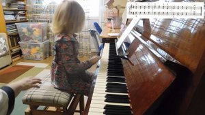 Ярослава Лемешкина, 4 года. 12 упражнений на каждый день. Часть 3. Упражнения № 5 - 8.