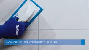 Fugensanierung mit Kerapoxy Easy Design von MAPEI
