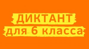 Диктант 6 класс «На поле летом»