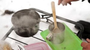 Английский завтрак, готовим на природе.