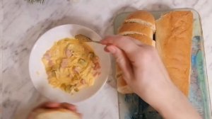 Самые вкусные ГОРЯЧИЕ БУТЕРБРОДЫ с колбасой и сыром на сковороде.