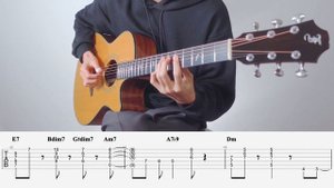 【TAB】Fly Me to the Moon - FingerStyle Jazz Guitar ソロギター【タブ】