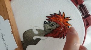 Вышивка художественной гладью. Ежик "Ромашка". Часть 2 | Embroidery Hedgehog "Chamomile"