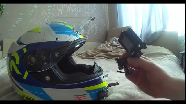 Крепление камеры на шлем