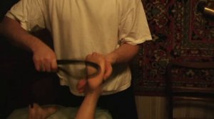 Ладка стопы нагайкой