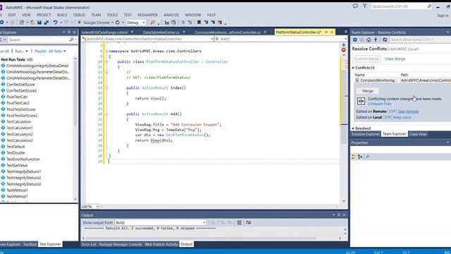 How to fix Git conflict in visual studio 2013 смотреть онлайн