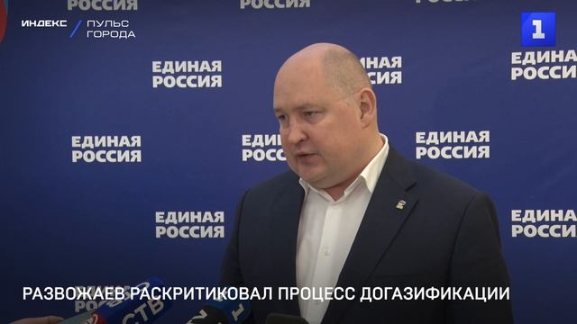 Развожаев раскритиковал процесс догазификации