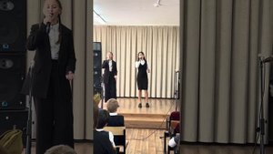 ,,Эх, дороги" музыка А. Новиков, стихи Л. Ошанин. Исполняет Кира Куликова и Ульяна Ковалёва.