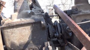 Соединение двух КПП на самодельном тракторе