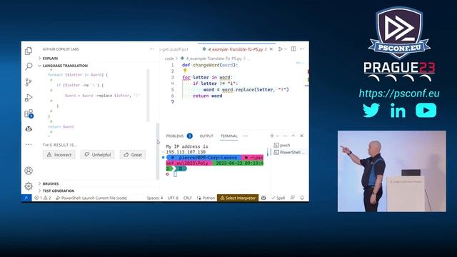 Get Started with AI assisted PowerShell coding. - Pierre Roman - PSConfEU 2023