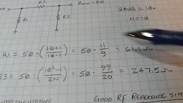 #91: Basic RF Attenuators - Design, Construction, Testing - PI and T style - A Tutorial смотреть онлайн