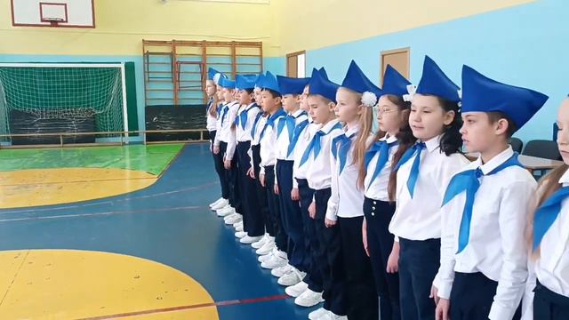 Смотр строя и песни. Победители! Орлята. Песня Орлята учатся летать.Репетиция 23 февраля 2024 г. смотреть онлайн