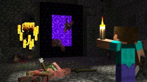 ПОСТРОИЛ ПРОКЛЯТЫЙ ПОРТАЛ В АД МАЙНКРАФТЕ