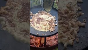 Минтай в сливочном соусе в САДЖЕ на костре ?