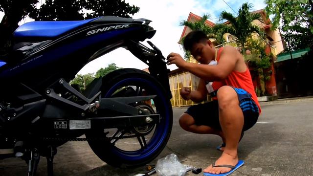 SNIPER 150 Rear Long Fender to Short Fender смотреть онлайн