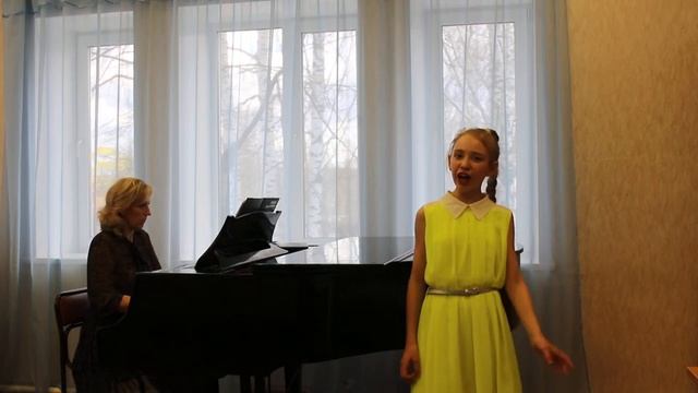 Затеева Мария, 5 класс "Совенок" Р. Шуман смотреть онлайн