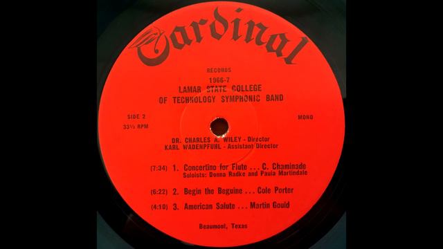 Concertino for Flute, Op. 107 (Chaminade) [1967] смотреть онлайн