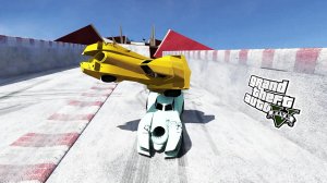 Забагованный спуск подъем с препятствиями  в GTA V OnLine