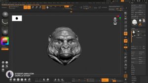 Eyes of Lamia - Gorilla Sketch / Zbrush Sculpt