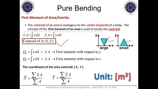 MKT2142 – Mechanics of Materials - 10th Week Lecture - Bending cont. - First Hour смотреть онлайн