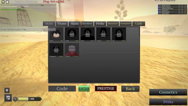 (2022) ALL NEW SECRET UPDATE *FREE CASH* CODES In Roblox Titan Warfare! смотреть онлайн
