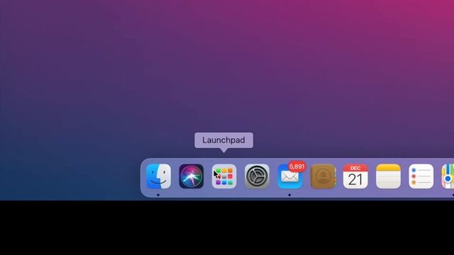 How to Open Launchpad from your toolbar in macOS Big Sur on Mac Desktop смотреть онлайн