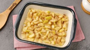 Заливной яблочный пирог