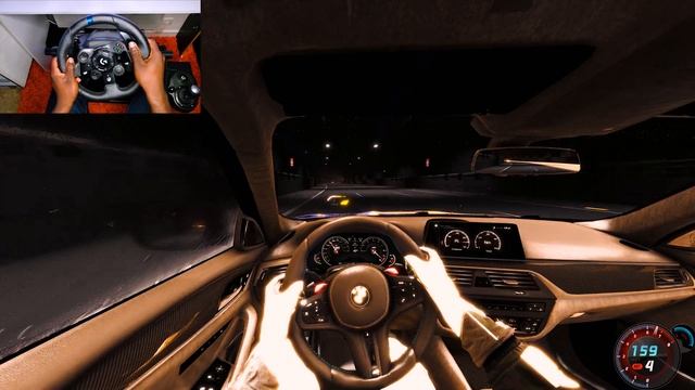 1020HP BMW M5 Assetto Corsa  [4K100FPS]  (Steering Wheel + Shifter) logitechg923 Gameplay