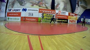 Тренировка вратарей в мини-футболе. Ловля, выход на позицию, реакция.