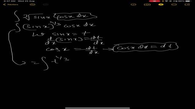 Evaluating ∫3√sin(x)cos(x)dx ( cube root of sinx cosx dx) смотреть онлайн