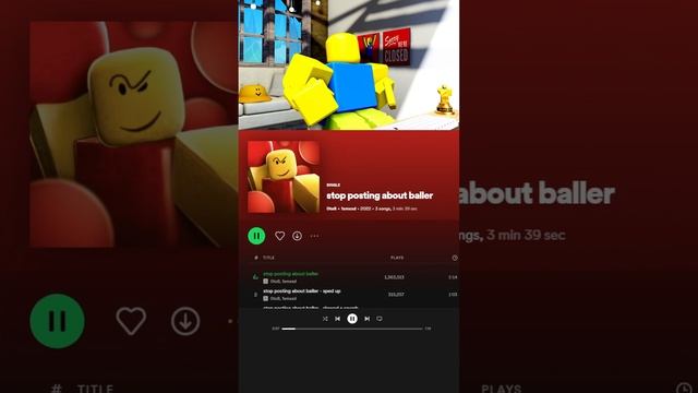 Noob shocked by Baller song ?? #roblox #robloxfan #phonk #robloxedit #stoppostingaboutballer смотреть онлайн