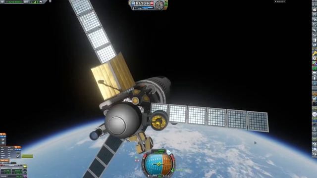 kerbal space program #8 - посадка на гилли и дюну, начало строительства космической станции смотреть онлайн