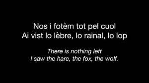 Ai vist lo lop - lyrics