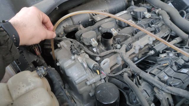 Замена масла через щуп, переход на масло Micking смотреть онлайн