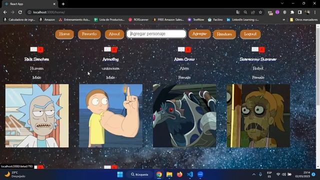 Rick And Morty React, Redux, API смотреть онлайн