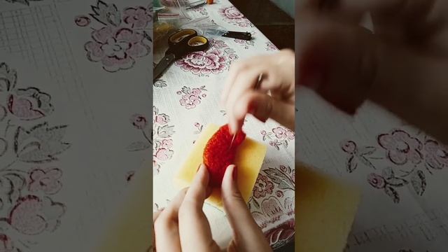 Валяю❤️✨ #творчество #валяние #валяниеизшерсти #сухоеваляние