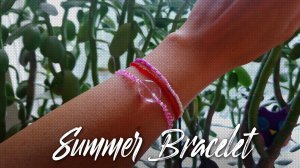 ЛЕТНИЙ БРАСЛЕТ с камнем из бисера со СХЕМОЙ | Summer bracelet