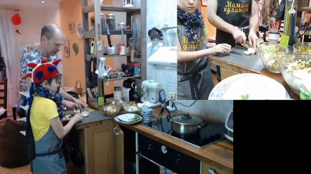 Новогодние угощения каждый день! Готовим салат оливье! День 1/30 смотреть онлайн