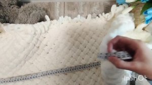 Alize puffy ipidan pled toʻqish #crochet #knitting #handmade #alizepuffy #handwork #ручноевязанне