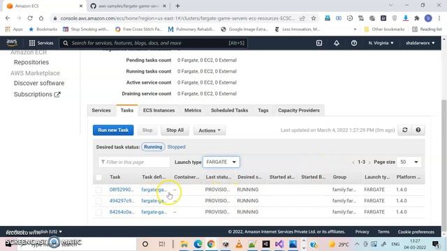AWS ECS Fargate tasks not running смотреть онлайн