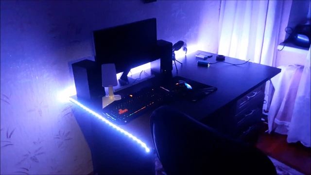 Новогодняя ПЁСТРАЯ лента (RGB светодиодная лента)